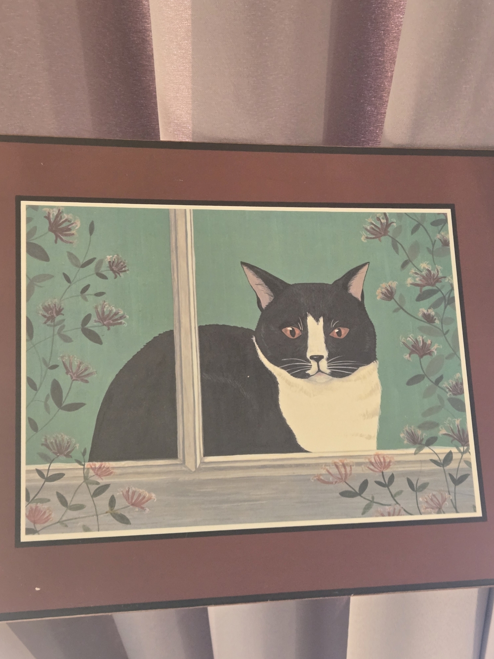 Pimpernel "Windowsill Cats" Cork-backed Placemats - Picture 2 of 6